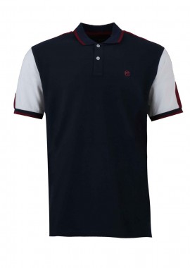 Αντρική μπλούζα γραμμή polo. Casual style NAVY
