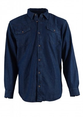 Ανδρικό πουκάμισο jean. Basic collection. JEAN