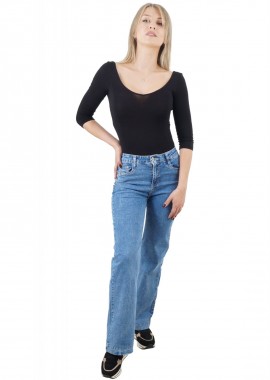 Γυναικείο jean παντελόνι ίσια γραμμή. Denim Collection. JEAN