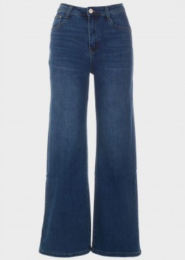 gsecret - Γυναικεία jean παντελόνα wide leg ψηλόμεση JEAN