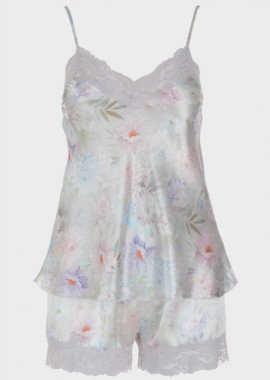 Γυναικείο σατέν baby doll all print floral FLORAL