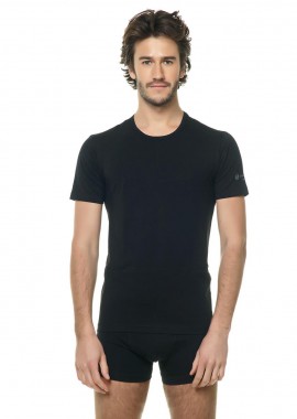 Φανέλα Βαμβακερη SERGIO TACCHINI. ΜΑΥΡΟ