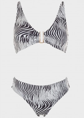 Γυναικείο σετ μπικίνι animal print.Καλύπτει B Cup ANIMAL