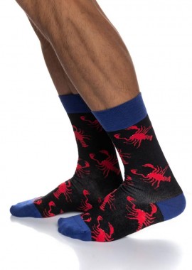 ΑΝΔΡΙΚΗ ΒΑΜΒΑΚΕΡΗ ΚΑΛΤΣΑ ΙΝΙΖΙΟ ΣΧΕΔΙΟ ΑΣΤΑΚΟΥΣ 4195-04-4 ΜΑΥΡΟ