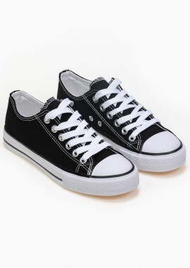 Issue - Basic sneakers πάνινα - Μαύρο