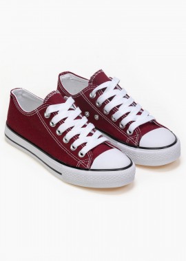 Issue - Basic sneakers πάνινα - Μπορντώ