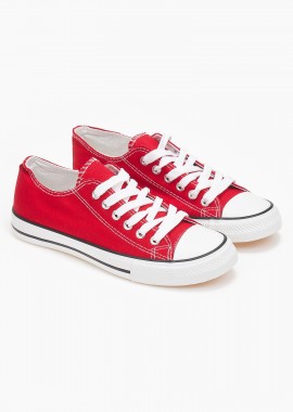 Issue - Basic sneakers πάνινα - Κόκκινο