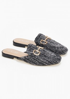 Issue - Εξώφτερνα loafers - Μαύρο
