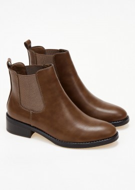 Χαμηλά ankle boots με λάστιχο - Πούρο