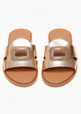 Issue - Σανδάλια handmade in Greece με αγκράφα - Χαλκός