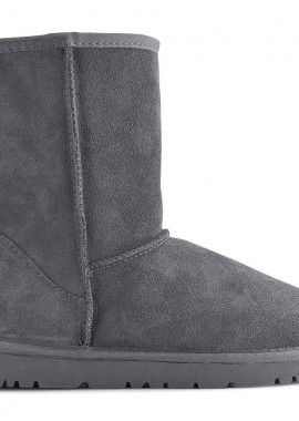 Γκρι δερμάτινο Australian Boot Kelara K21209