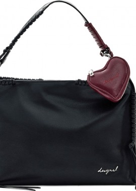Desigual - Desigual μαύρη τσάντα TORIO LEIRIA 26SAXP93