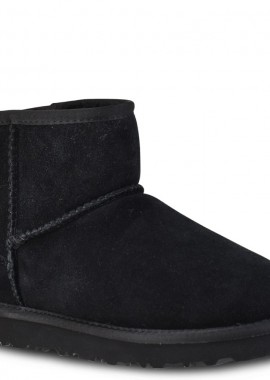 Izy - Μαύρο χαμηλό δερμάτινο Australian Boot L7854