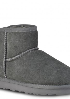 Izy - Γκρι χαμηλό δερμάτινο Australian Boot L7854