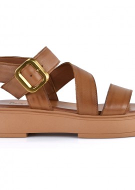 Lady - Δερμάτινο ταμπά σανδάλι LADY LD728
