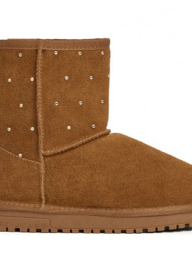 Pepe Jeans δερμάτινο κάμελ Australian boot PLS500002