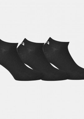 FILA - INVISIBLE PLAIN LOW CUT SOCKS ΜΑΥΡΟ