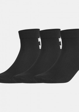 3-STRIPES ANKLE SOCKS ΜΑΥΡΟ