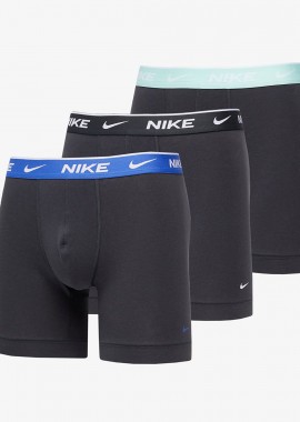 NIKE EVERYDAY TRUNK BOXER 3 PACK BRIEF ΜΑΥΡΟ