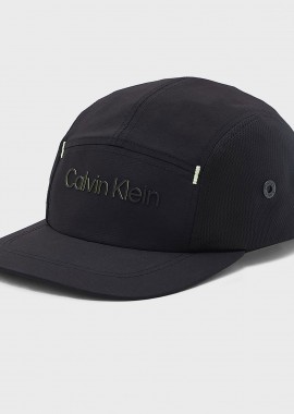 CALVIN KLEIN LOGO CAP ΜΑΥΡΟ