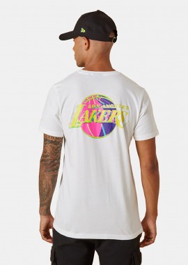 LA LAKERS NBA NEON GRAPHIC T-SHIRT ΑΣΠΡΟ