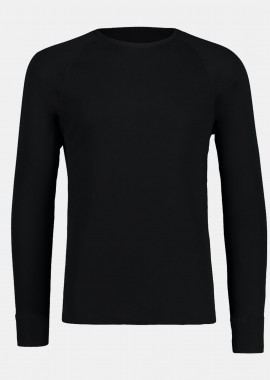 CMP - CMP MEN'S CREW NECK BASE LAYER TOP ΜΑΥΡΟ