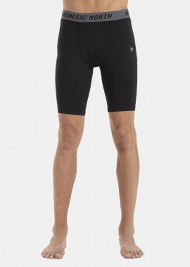MAGNETIC NORTH - MAGNETIC NORTH MEN'S COMPRESSION SHORTS ΜΑΥΡΟ