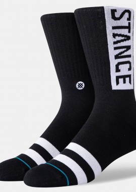 STANCE OG CREW SOCKS ΜΑΥΡΟ