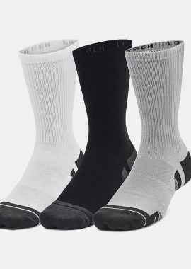 UNDER ARMOUR PERFORMANCE TECH CREW SOCKS 3-PACK ΠΟΛΥΧΡΩΜΟ