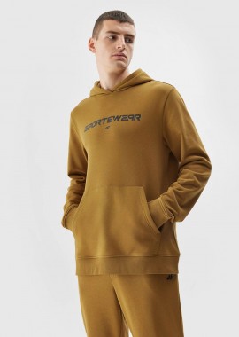 4F MEN'S PULLOVER HOODIE ΚΑΦΕ