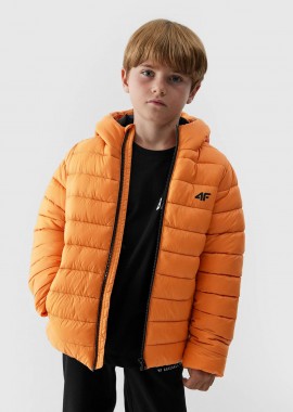 4F BOY'S SYNTHETIC-FILL DOWN JACKET ΠΟΡΤΟΚΑΛΙ