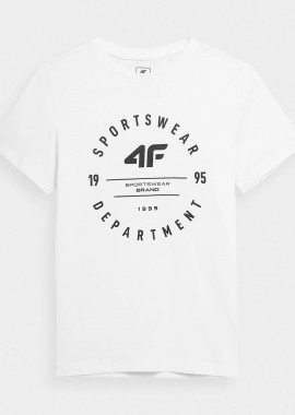 4F - 4F BOYS' PRINTED T-SHIRT ΑΣΠΡΟ