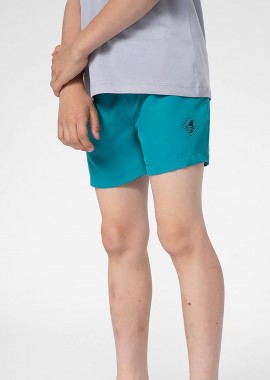 4F BOYS' BOARDSHORTS BEACH SHORTS ΠΡΑΣΙΝΟ