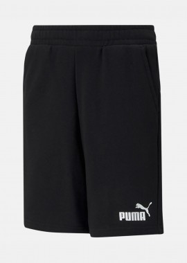 KIDS' PUMA ESSENTIALS SWEAT SHORTS ΜΑΥΡΟ