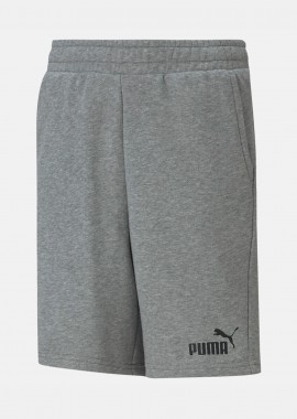 KIDS' PUMA ESSENTIALS SWEAT SHORTS ΓΚΡΙ