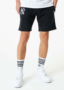 NEW ERA - NEW ERA NEW YORK YANKEES LEAGUE ESSENTIALS SHORTS ΜΑΥΡΟ