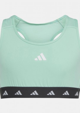 ADIDAS GIRLS AEROREADY TECHFIT SPORTS BRA ΠΡΑΣΙΝΟ
