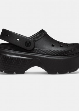 CROCS STOMP CLOG ΜΑΥΡΟ