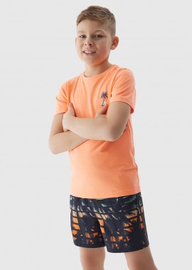 4F - 4F BOY'S BOARDSHORTS BEACH SHORTS ΠΟΛΥΧΡΩΜΟ