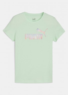 PUMA - PUMA GIRL'S ESS+ SUMMER DAZE T-SHIRT ΠΡΑΣΙΝΟ
