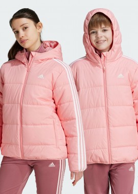 ADIDAS KIDS ESSENTIALS 3-STRIPES PADDED JACKET ΡΟΖ
