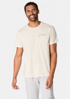 ASICS CHEST LOGO RUNNING T-SHIRT ΜΠΕΖ
