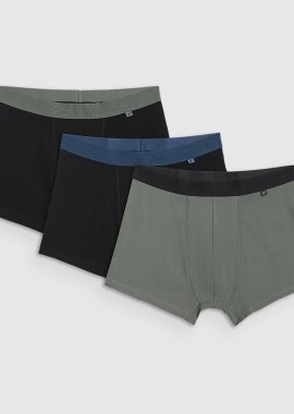 4F MEN'S BOXER UNDERWEAR 3-PACK ΠΟΛΥΧΡΩΜΟ