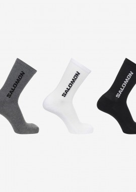 SALOMON - SALOMON SPORTSTYLE EVERYDAY CREW SOCKS 3-PACK ΜΑΥΡΟ