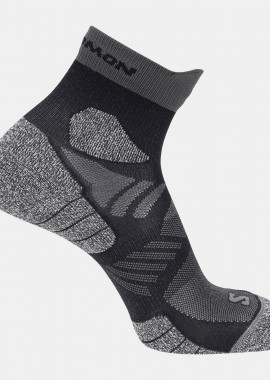 SALOMON RUN AERO ANKLE SOCKS ΜΑΥΡΟ