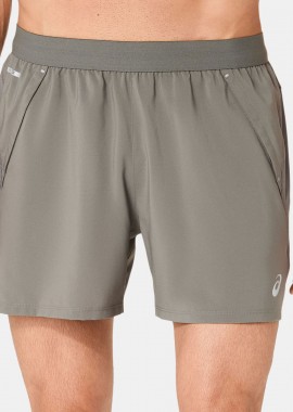 ASICS - ASICS ROAD 5IN RUNNING SHORTS ΓΚΡΙ