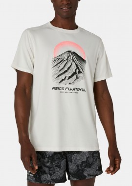 ASICS - ASICS FUJITRAIL LOGO RUNNING T-SHIRT ΜΠΕΖ