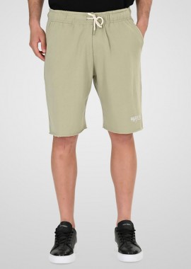 REBASE - REBASE TERRY FLEECE SHORTS ΠΡΑΣΙΝΟ