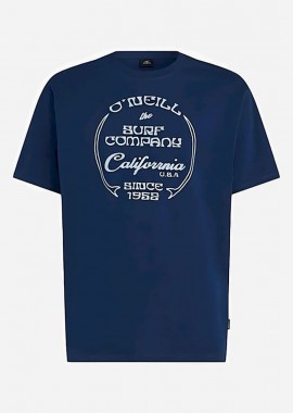 O'NEILL - O'NEILL BEACH FRONT PRINT T-SHIRT ΜΠΛΕ