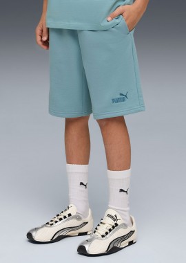 PUMA BOYS ESSENTIALS SMALL NO.1 LOGO SHORTS ΜΠΛΕ